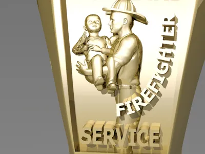 First responder or medical themed custom jewelry by Creative Gold (design 5)