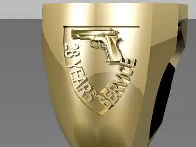 First responder or medical themed custom jewelry by Creative Gold (design 7)
