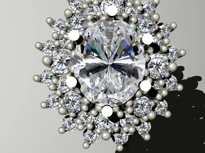 Custom jewelry piece by Creative Gold (design 9)