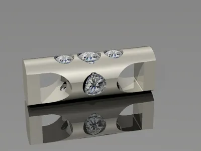 Custom jewelry piece by Creative Gold (design 16)