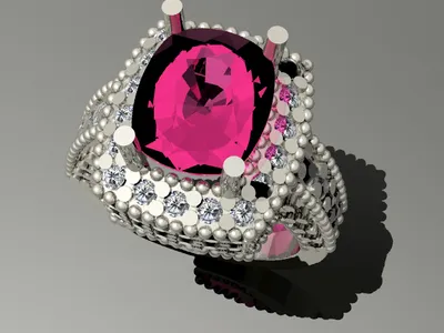 Custom handcrafted ring by Creative Gold (design 2)