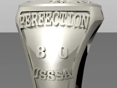 Custom handcrafted ring by Creative Gold (design 13)