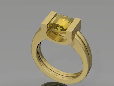 Custom handcrafted ring by Creative Gold (design 18)