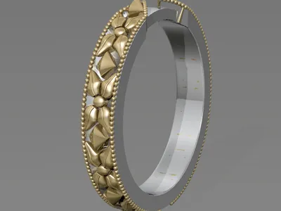 Custom handcrafted ring by Creative Gold (design 20)