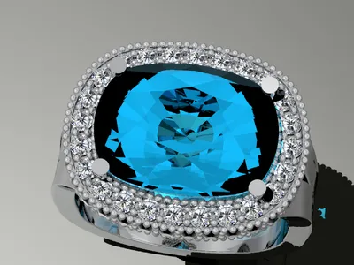 Custom handcrafted ring by Creative Gold (design 23)