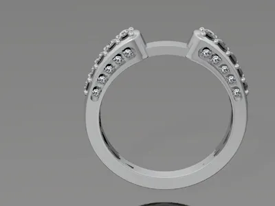 Custom handcrafted ring by Creative Gold (design 24)