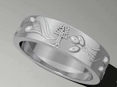 Custom handcrafted ring by Creative Gold (design 25)