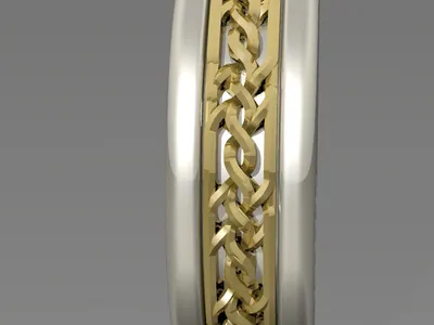 Custom handcrafted ring by Creative Gold (design 30)