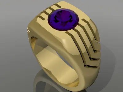 Custom handcrafted ring by Creative Gold (design 50)