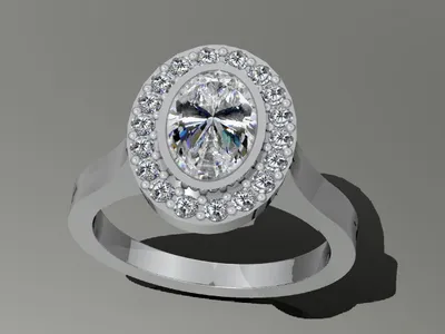Custom handcrafted ring by Creative Gold (design 53)
