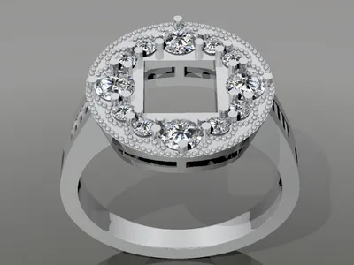 Custom handcrafted ring by Creative Gold (design 56)