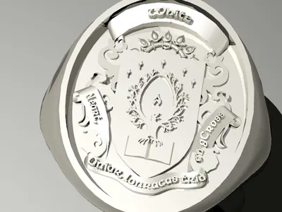 Custom school ring by Creative Gold (design 6)